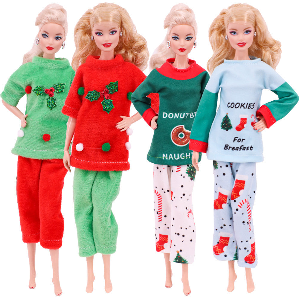 Christmas Bookshelf Doll's Clothing Accessories