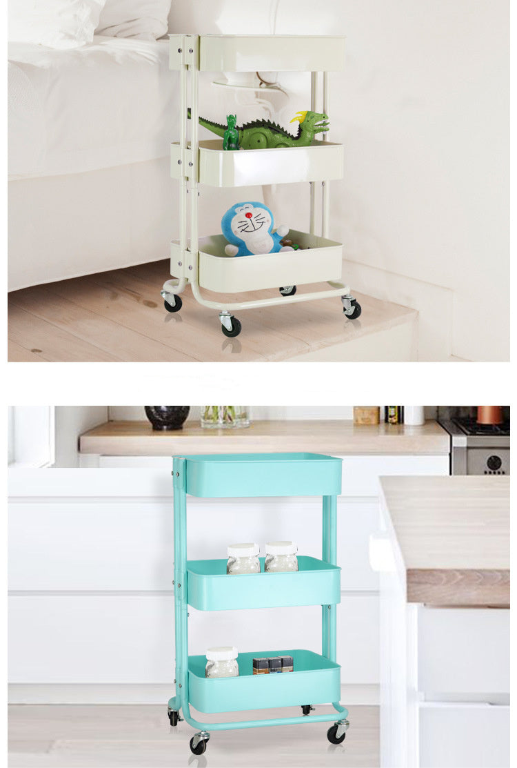 Large trolley home storage kitchen storage trolley