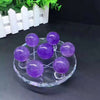 Wholesale natural pink crystal Seven Star array pink Amethyst ball crystal craft gift office home accessories